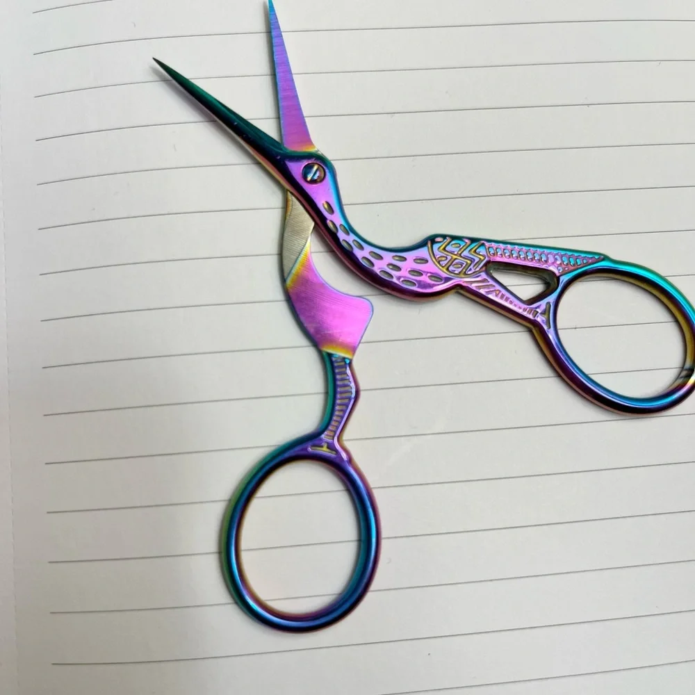 On Branded Novelty crane mini scissors